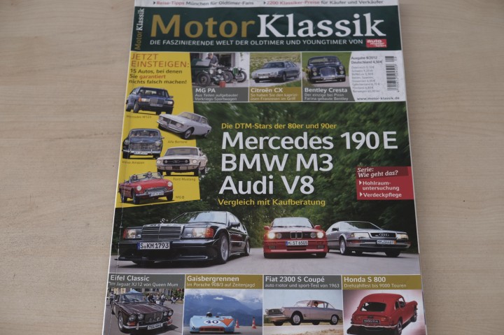 Deckblatt Motor Klassik (08/2012)
